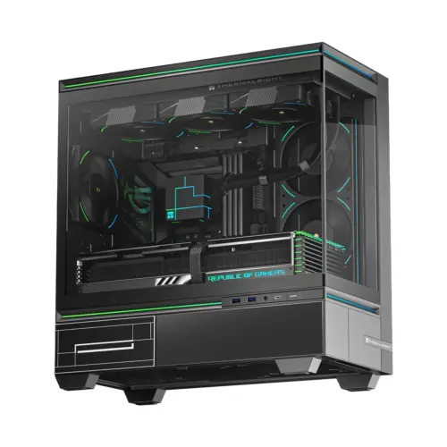 Thermalright кутия Case mATX - TL-M10 Black - USB-C