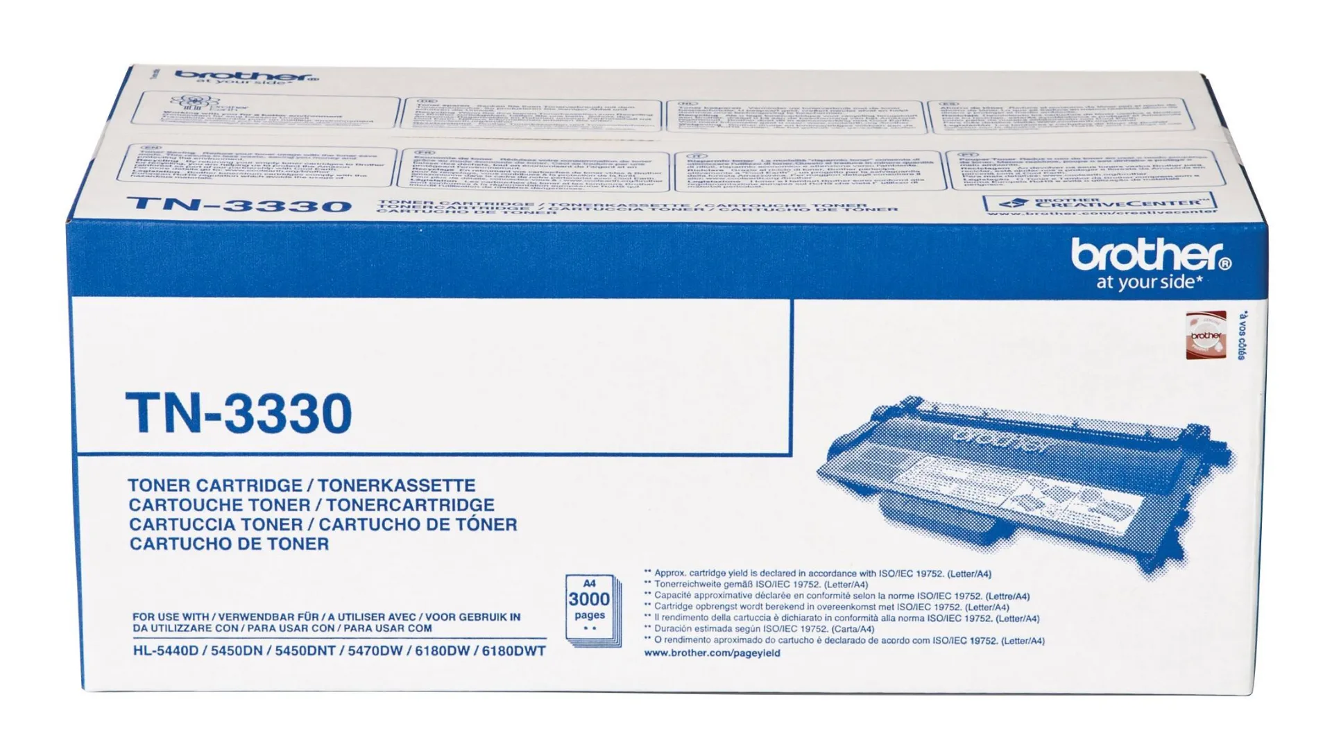 КАСЕТА ЗА BROTHER HL 5440D/5450DN/5470DW/6180DW/DCP 8250DN/MFC 8510DN/8520DN/8950DW - PN TN3330