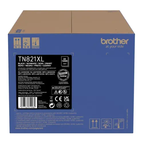 КАСЕТА ЗА BROTHER HL L9430CDN/L9470CDN/L9630CDN/L9670CDN - Black - HIGH CAPACITY - PN TN821XLBK