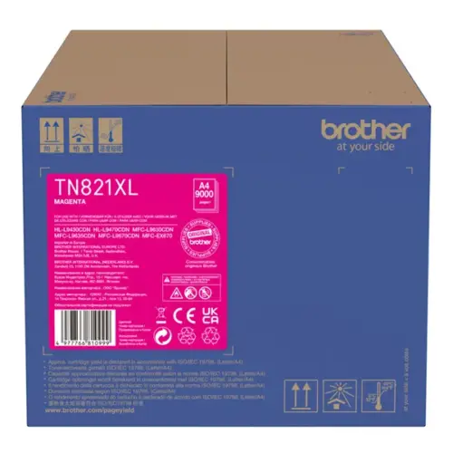 КАСЕТА ЗА BROTHER HL L9430CDN/L9470CDN/L9630CDN/L9670CDN - Magenta - HIGH CAPACITY - PN TN821XLM
