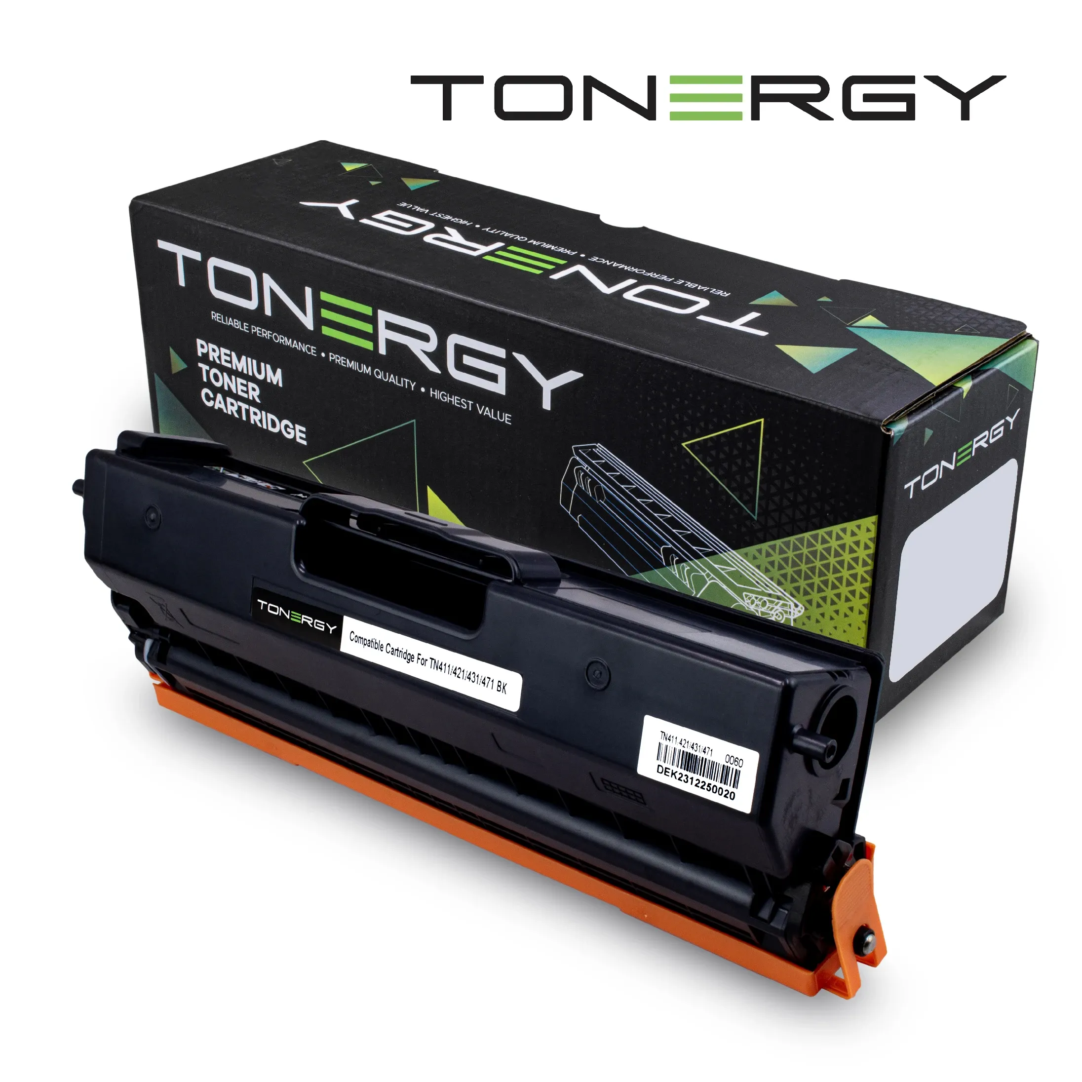 Tonergy съвместима Тонер Касета Compatible Toner Cartridge BROTHER TN-411 TN-421 TN-431 TN-471 Black