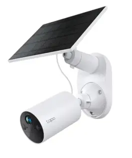 Alternative view of TP LINK C410-kit включва: IP Camera tapo C410 + tapo A201 соларен панел
