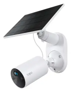 Alternative view of TP LINK C410-kit включва: IP Camera tapo C410 + tapo A201 соларен панел