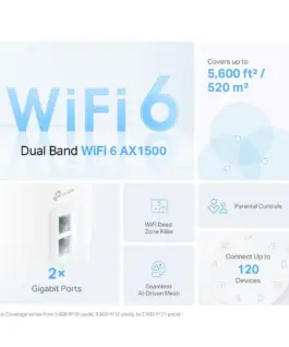 Alternative view of ТП Линк /TP-LINK/ Точка за достъп DECO X10 (3-pack), AX1500, 2xGbE, MU-MIMO, WiFi