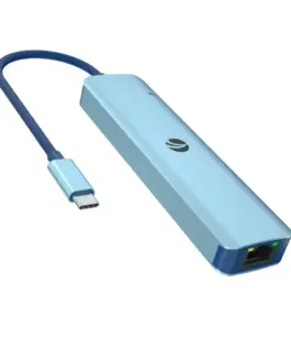 VCom докинг станция Docking Station Type-C 6-in-1 - CUE55 - PD3.0 100W LAN 1000Mbps HDMI USB3.0 x