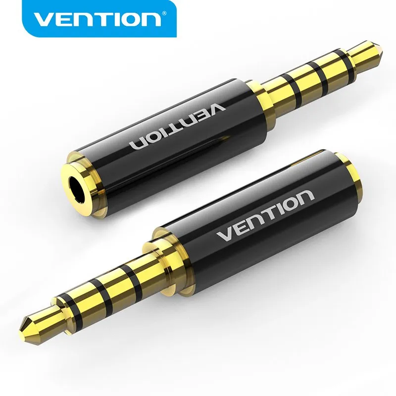 Vention адаптер Adapter Audio 3.5mm M / 2.5mm F Black Metal - BFBB0