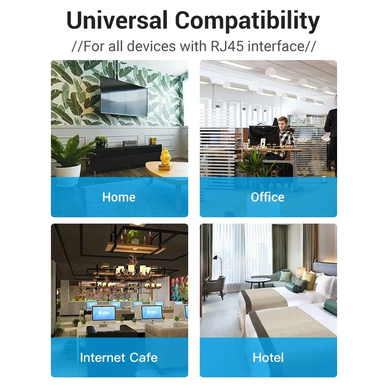 Vention Кабел LAN UTP Cat.6 Patch Cable - 2M Red - IBERH - Image 303