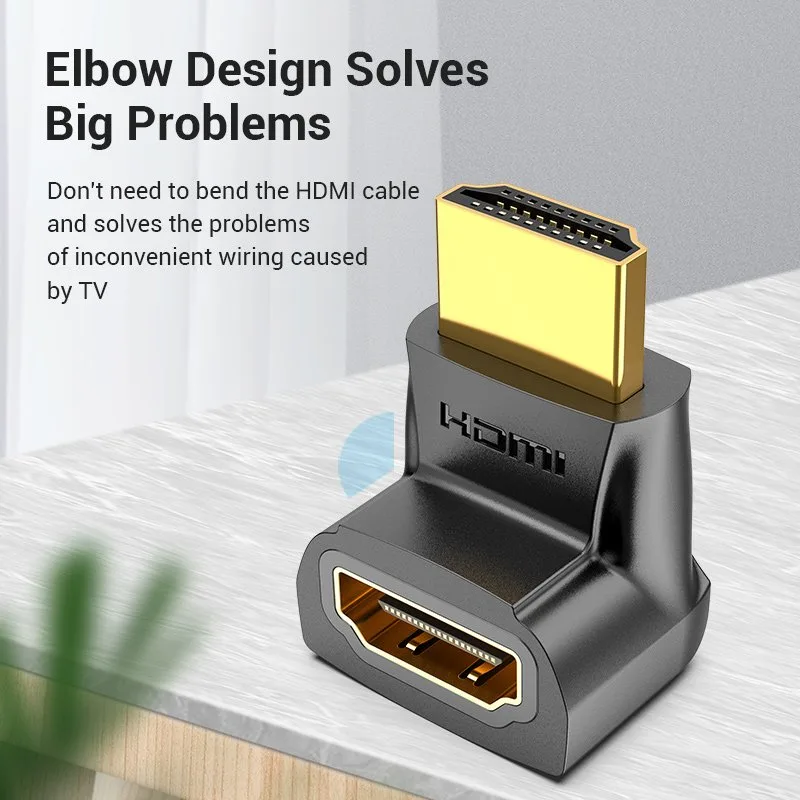 Vention Адаптер Adapter HDMI Right Angle 270 Degree M/F - AINB0 - Image 195