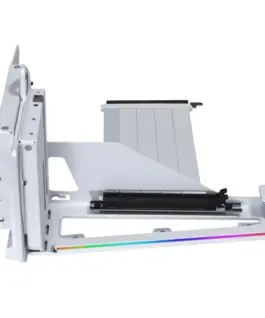 Alternative view of Брекет и кабел Lian Li 4 Slots Vertical GPU Kit v3, PCIe 5.0 за вертикален монтаж на видео карта - Бял