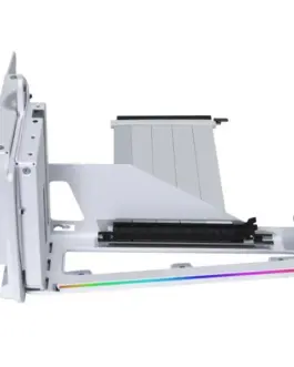 Alternative view of Брекет и кабел Lian Li 4 Slots Vertical GPU Kit v3, PCIe 5.0 за вертикален монтаж на видео карта - Бял