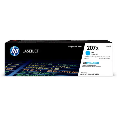 КАСЕТА ЗА HP Color Laserjet PRO M255/MFP M282/M283 - HIGH CAPACITY - Cyan - /207X/ - PN