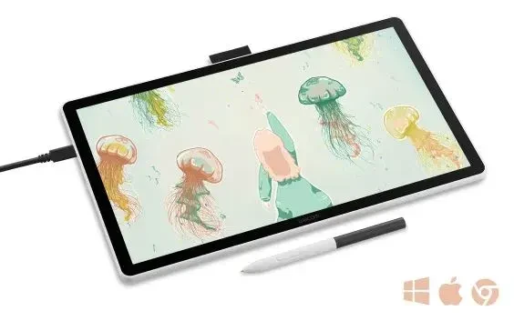 WACOM Графичен дисплей таблет One pen display 14.0" - Image 2