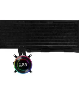 Охладител за процесор Lian Li HydroShift II LCD-C 360 Fanless ARGB - Черен