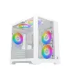 Xigmatek кутия Case mATX - Aqua M Lite Arctic - 5 ARGB Fans