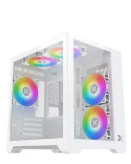 Xigmatek кутия Case mATX - Aqua M Lite Arctic - 5 ARGB Fans