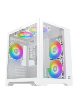 Alternative view of Xigmatek кутия Case mATX - Aqua M Lite Arctic - 5 ARGB Fans