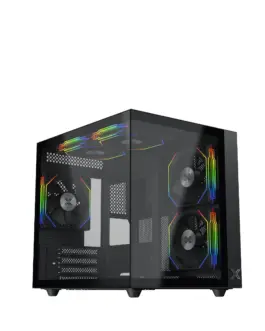 Xigmatek кутия Case mATX - Aqua M Lite - 5 ARGB Fans