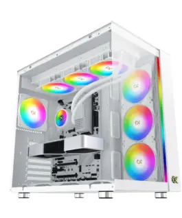 Xigmatek кутия Case EATX - AQUA ULTRA AIR Arctic - 7 ARGB Fans