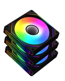 Xigmatek Комплект вентилатори Fan Pack 3-in-1 3x120mm - Infinity G20A - Infinity Mirror