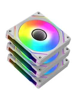 Xigmatek Комплект вентилатори Fan Pack 3-in-1 3x120mm - Infinity G20A Arctic - Infinity Mirror