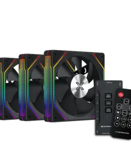 Xigmatek Комплект вентилатори Fan Pack 3-in-1 3x120mm - Infinity G22A - Infinity Mirror