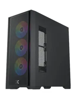 Alternative view of Xigmatek кутия Case EATX - Master X II - 4 ARGB Fans