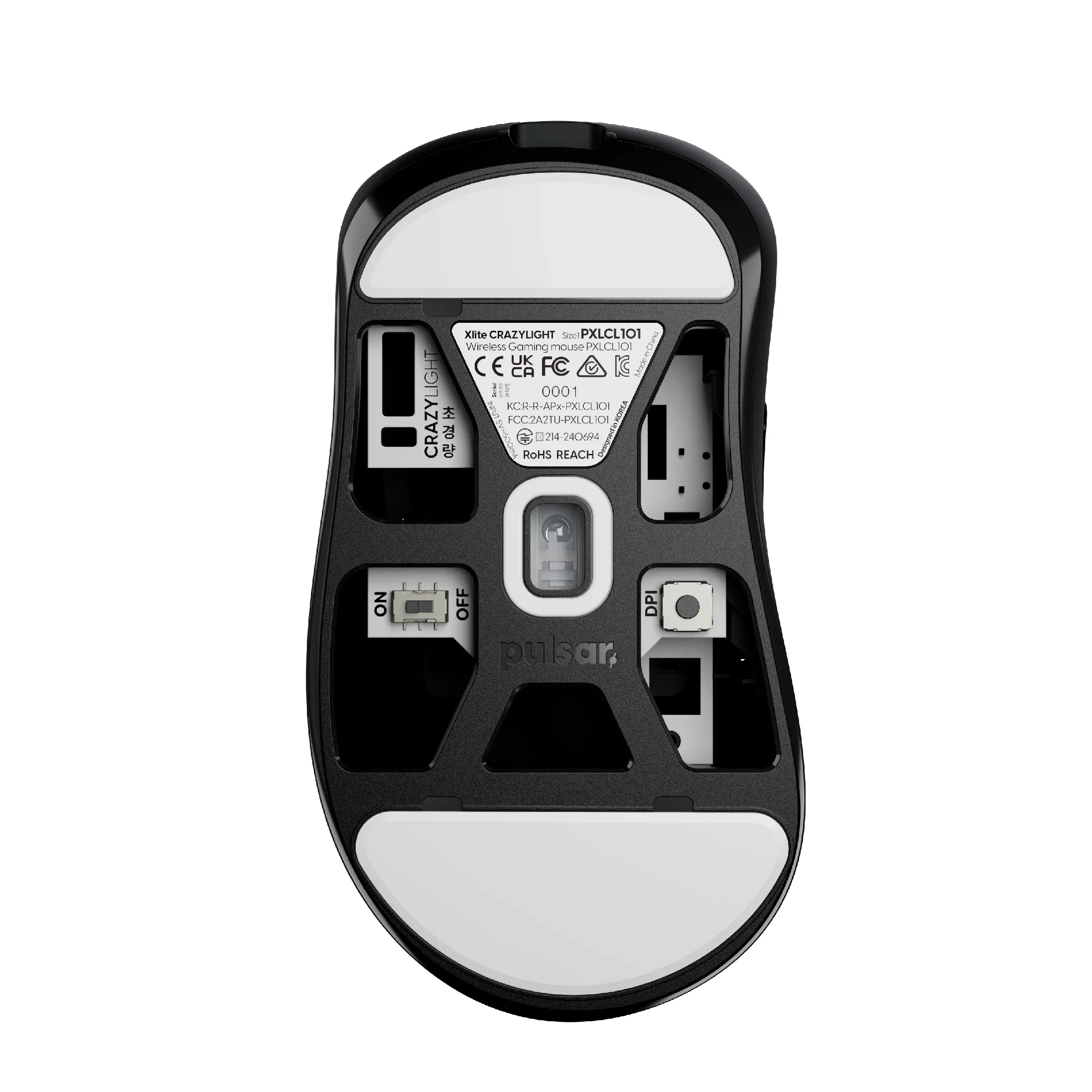 Pulsar професионална геймърска мишка Wireless Gaming Mouse Xlite CrazyLight Jet Black - Image 32