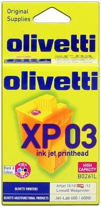 ГЛАВА ЗА OLIVETTI ARTJET 10/12/JET LAB 600 - XP-03 (XP03) - CMYK - Black & Color - HIGH CAPACITY - OUTLET - PN