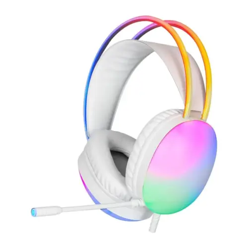 Xtrike ME геймърски слушалки Gaming Headphones GH-511 - 50mm RGB White
