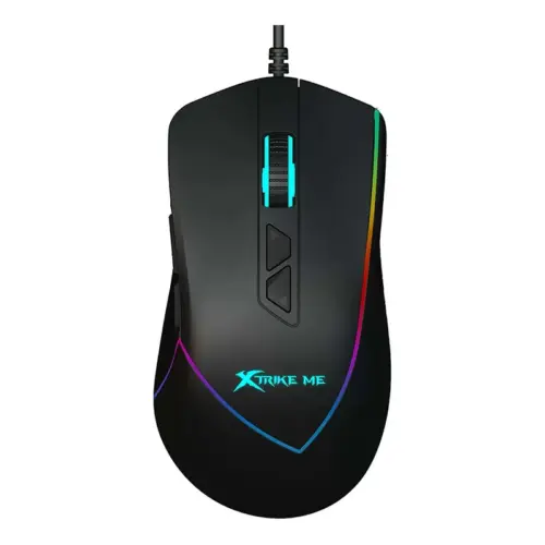 Xtrike ME Геймърска мишка Gaming Mouse GM-320 Black -12800dpi RGB