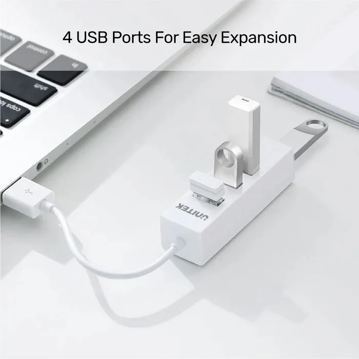 Unitek хъб USB 2.0 HUB 4 port White - Y-2146 - Image 280