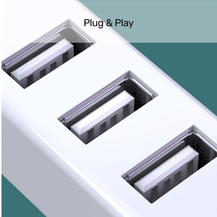 Unitek хъб USB 2.0 HUB 4 port White - Y-2146 - Image 287