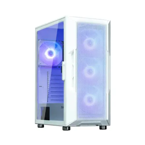 Zalman кутия Case ATX - i3 NEO ARGB White - Mesh aRGB Tempered Glass
