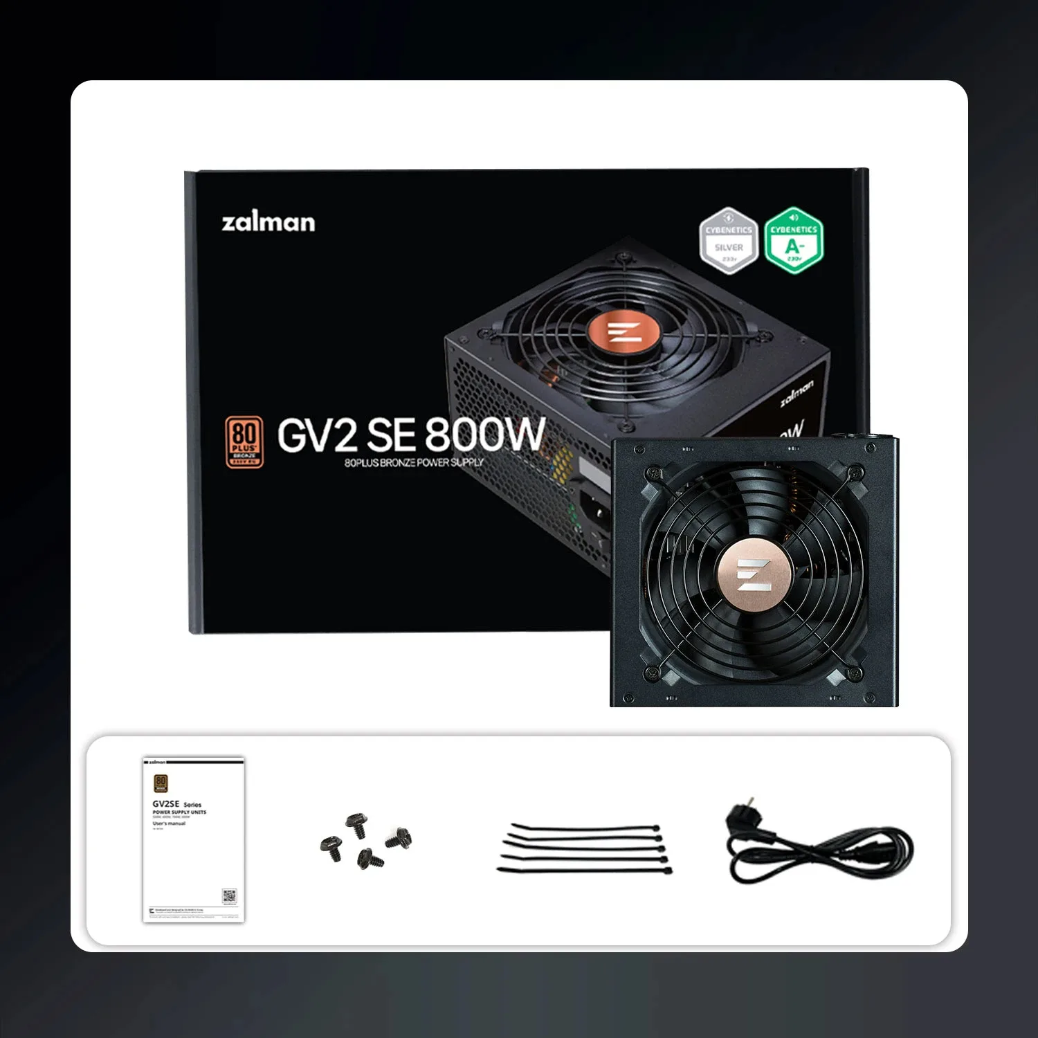 Zalman захранване PSU 800W Bronze - ZM800-GV2 SE - Image 170