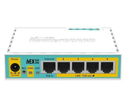 Рутер MikroTik hEX PoE lite