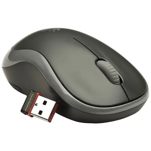 Безжична мишка LOGITECH M185 Wireless Mouse - SWIFT GREY - EWR2