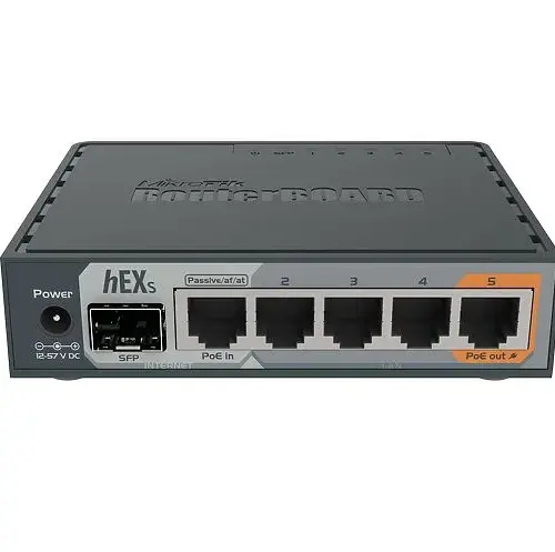 Рутер MikroTik hEX S RB760iGS