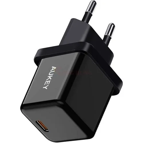 AUKEY Mini зарядно PA-F5 OEM черен 1xUSB-C 20W PD Power Delivery
