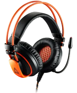 Alternative view of Геймърски слушалки CANYON Gaming headset 3.5mm jack plus USB connector for vibration function, light control button, adjustable microphone and volume control, cable 2M, Black