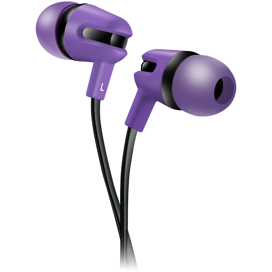 Слушалки CANYON headphones SEP-4 Mic Flat 1.2m Violet