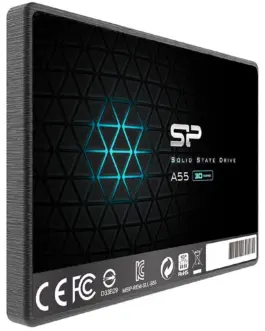 Alternative view of SSD диск Silicon Power Ace - A55 1TB SSD SATAIII (3D NAND) 3D NAND, SLC Cache, 7mm 2.5 Blue - Max 560/530 MB/s - Full Capacity