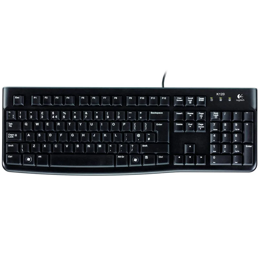 Клавиатура LOGITECH K120 Corded Keyboard - BLACK - USB - US INTL - B2B - Image 70
