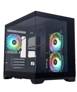 1stPlayer кутия Case mATX - MV6-TP Black - 3 fans included