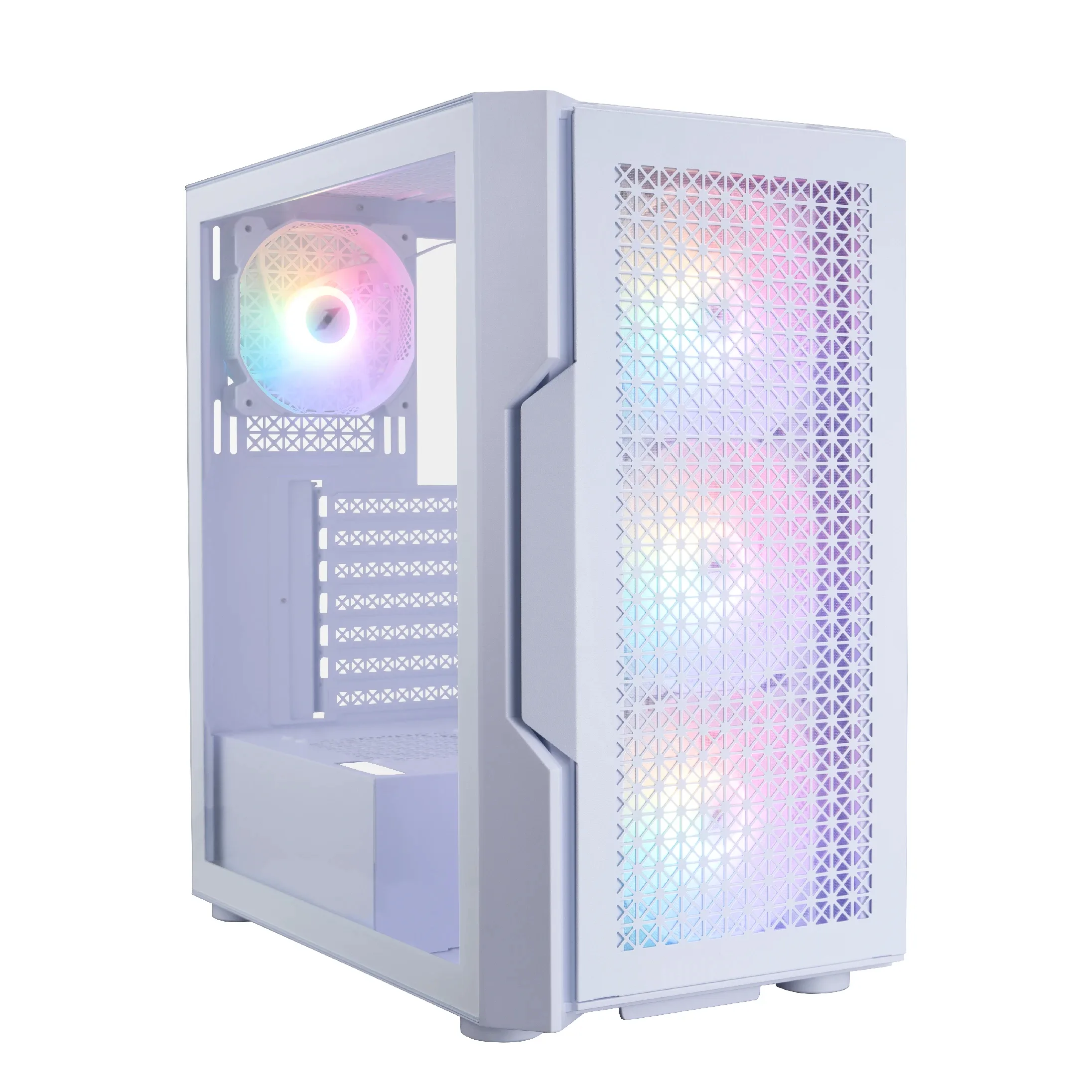 1stPlayer кутия Case ATX - TRILOBITE T7 White - 4 fans included - Image 202