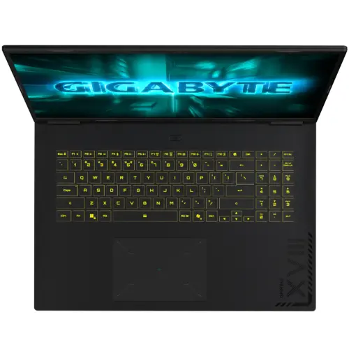 Alternative view of Лаптоп GIGABYTE GAMING A18 3WH - 18" IPS WUXGA 165Hz, AMD Ryzen 7 260, 16GB DDR5, 1TB SSD Gen4, nVIdia RTX 5070 8GB GDDR7, Fr