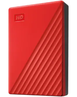 Alternative view of Външен хард диск HDD External WD My Passport (4TB, USB 3.2) Red