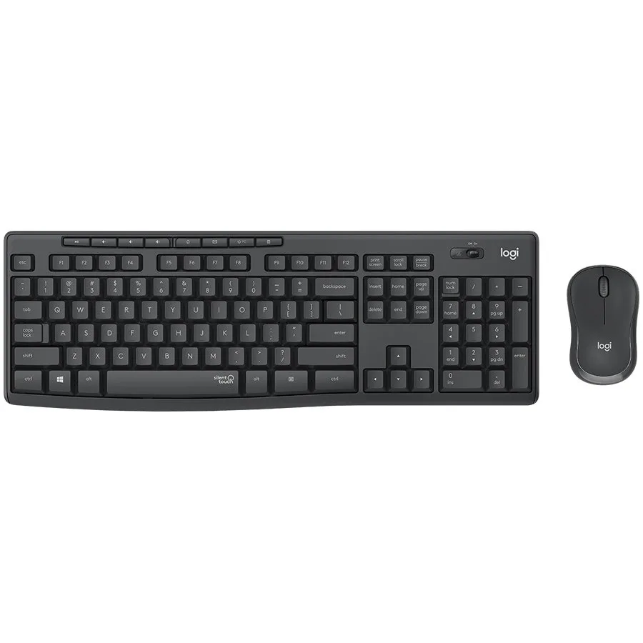 Клавиатура LOGITECH MK295 Silent Wireless Combo - GRAPHITE - US INTL
