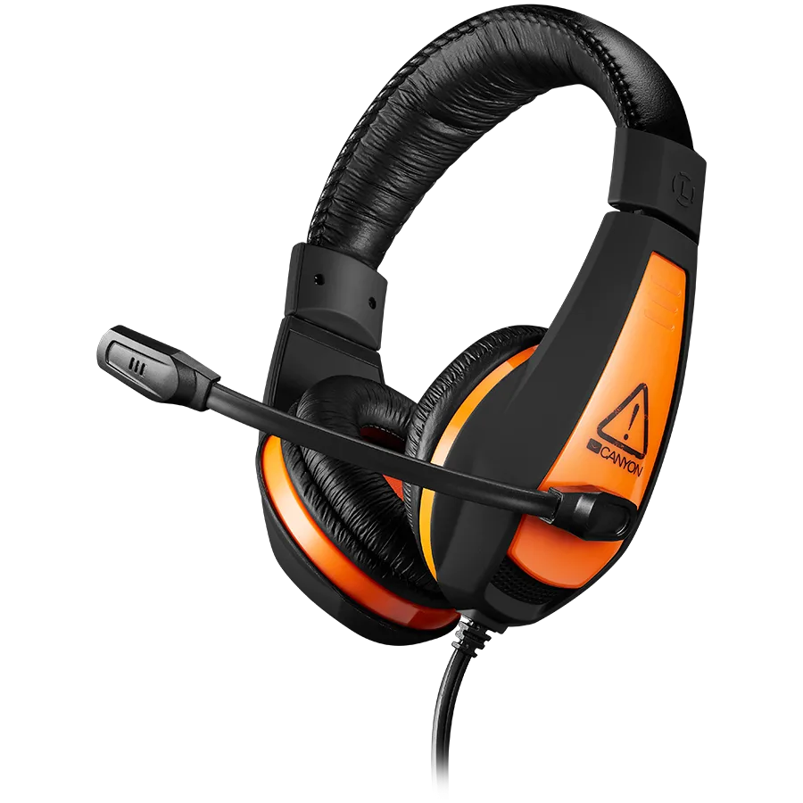 Геймърски слушалки CANYON Star Raider GH-1A Gaming headset 3.5mm jack with adjustable microphone and volume control with