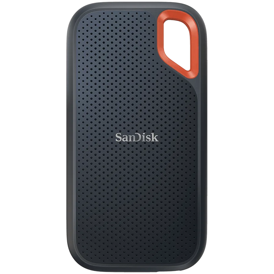 Външен SSD диск SANDISK Extreme 2TB Portable SSD - up to 1050MB/s Read and 1000MB/s Write Speeds USB 3.2 Gen 2 2-meter d