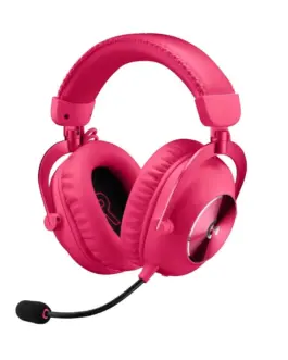 Безжични Геймърски слушалки Logitech PRO X 2 Magenta